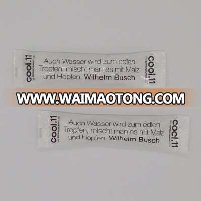 Restaurant disposable rolled refreshing cotton towel with logo