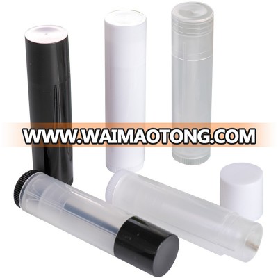 Hot selling wholesale cheap custom empty plastic lip balm tube