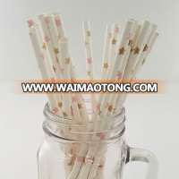 Wholesale Eco-friendly Paper Drinking Straw,   Biodegradable Paper Straw For Wedding Birthday Party