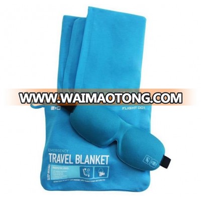 airplane travel blanket set / airline sleep set / airplane comfort set